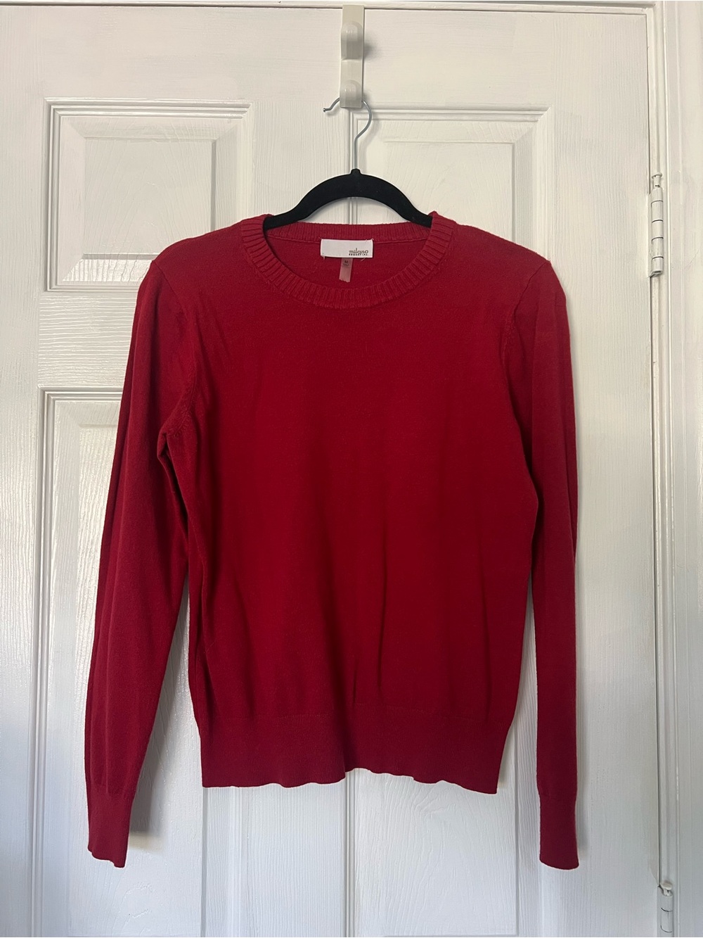 Milano Red Crewneck Sweater